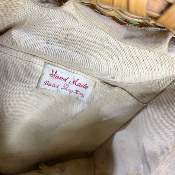 60s Rattan Box Bag - Picture 9 of 10